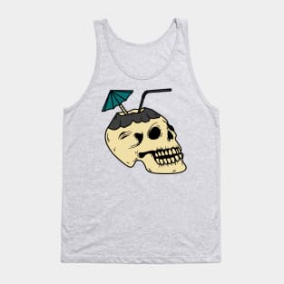 Cocktail served in a skull Tank Top